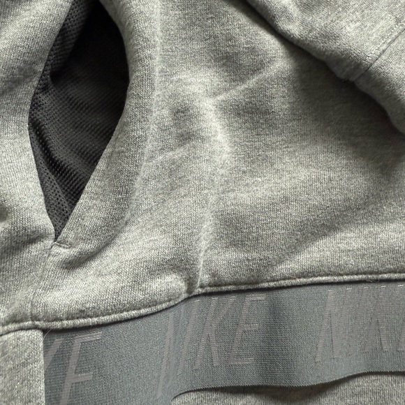Nike Athletic Gray Dry Training Cowl Neck Sweatshirt - Picture 5 of 7